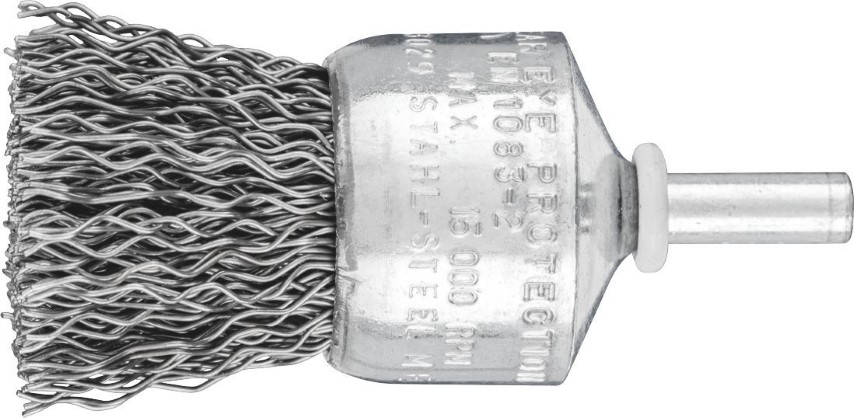 PFERD MOUNTED PENCIL CRIMP STEEL WIRE BRUSH 30X29MM 0.50